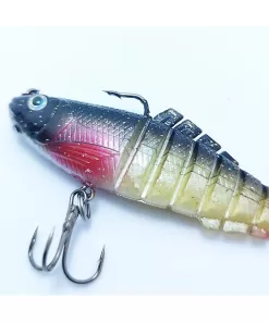 Silikon Kıvrak Göl Sahte Balık - Turna Avı Sahtesi