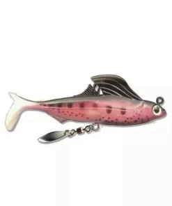 Kırmızı Metal Parıltılı Silikon Sahte Yem