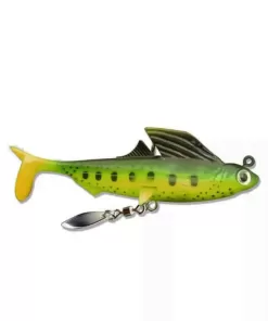 Yeşil Metal Parıltılı Silikon Sahte Yem