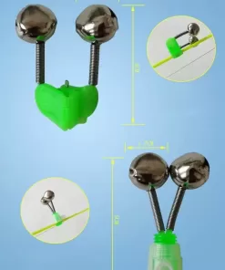 3 Adet Çiftli Olta Zili - Balık Av Zili