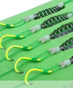 5 li Paket Yaylı Avcı Hazır Sazan Takımı- Fosforlu