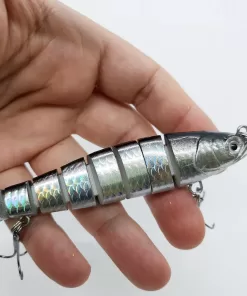 Hologramlı Kıvrak Bölmeli- Gerçekci Yüzen Aksiyonlu Sahte Balık