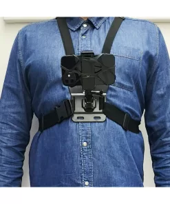 Göğüs Üstü Telefon & Kamera Tutucu Ektra Lastik Korumalı, Balık Av Videoları ve Doğa Videoları