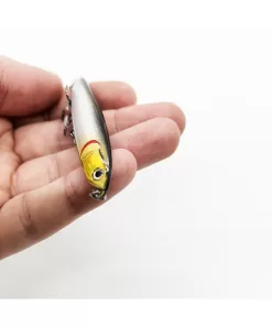 Gümüş Parıltılı Maket Balık – 10 gr 8 cm Yapay Balık (LRF & Spin Uyumlu)