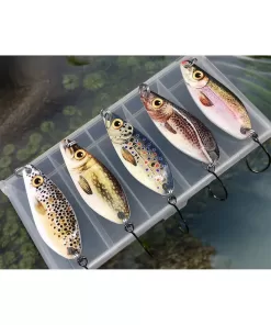 4 cm 5 gr Metal Kaşık – 5’li Gerçekçi Desenli Yem Seti