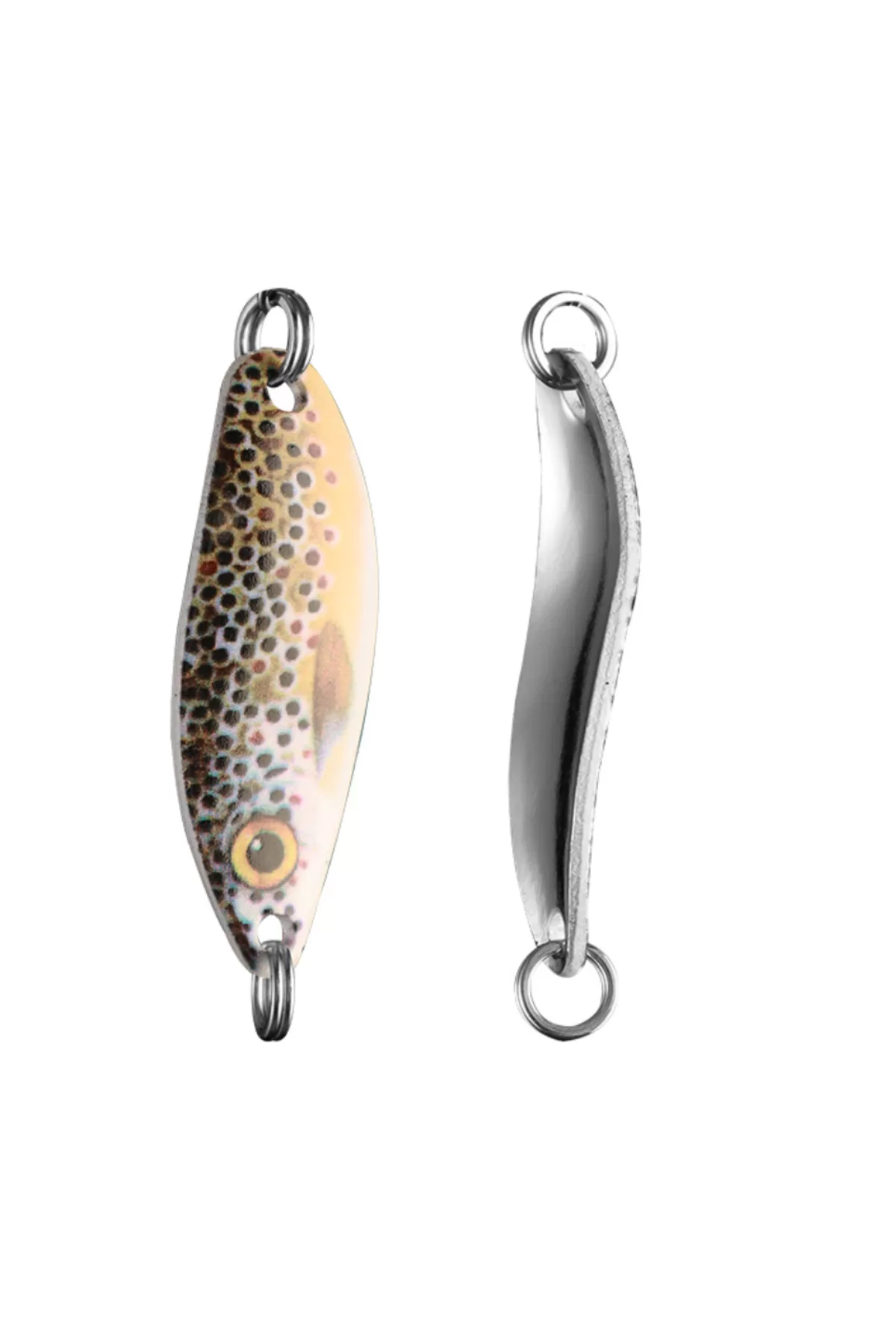 4 cm 5 gr Metal Kaşık – 5’li Gerçekçi Desenli Yem Seti - Görsel 5