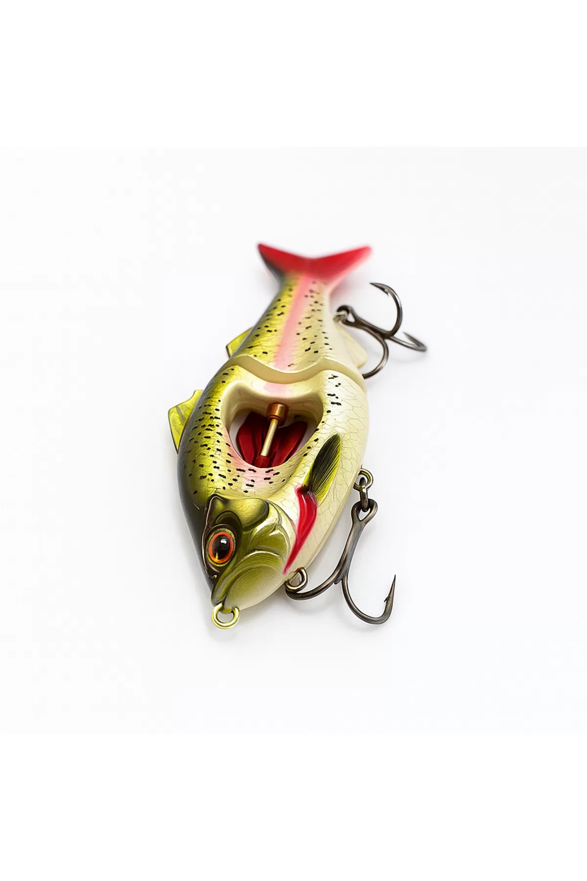 11 gr 9 cm Pervaneli Yapay Balık – Döner Kuyruk Efektli Yüzüş – Üçlü İğneli - Görsel 4