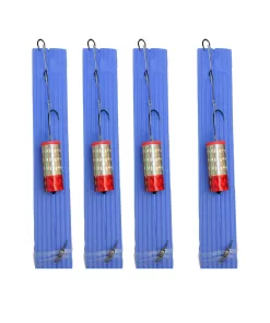 3 İğneli - 4’lü Paket Lüfer Takımı | Hologramlı Silindir Yemli Lüfer - Çinekop Takımı