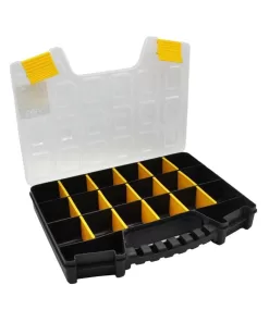 Balıkçılık Malzemesi Düzenleyici Organizer Kutu | 18 Gözlü Şeffaf Kapaklı Takım Kutusu