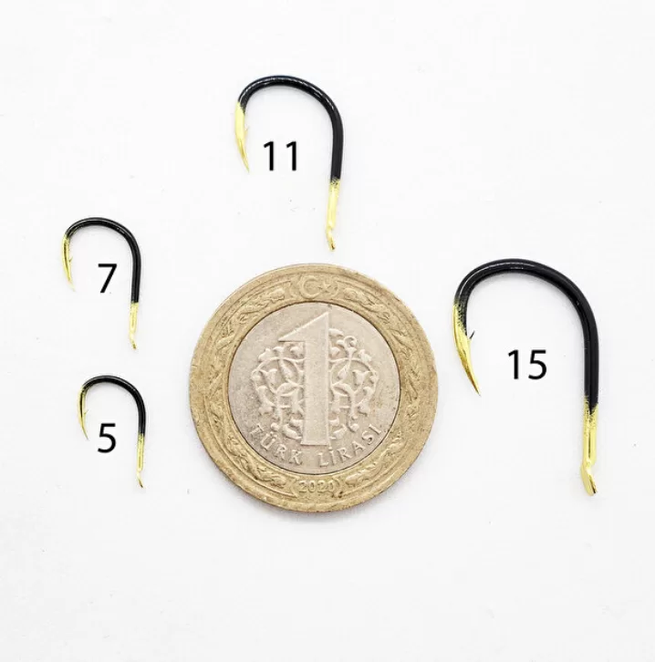 Yüksek Dayanıklıklı - Karbonlu Çelik Balık Kancası - Olta İğnesi - Görsel 2