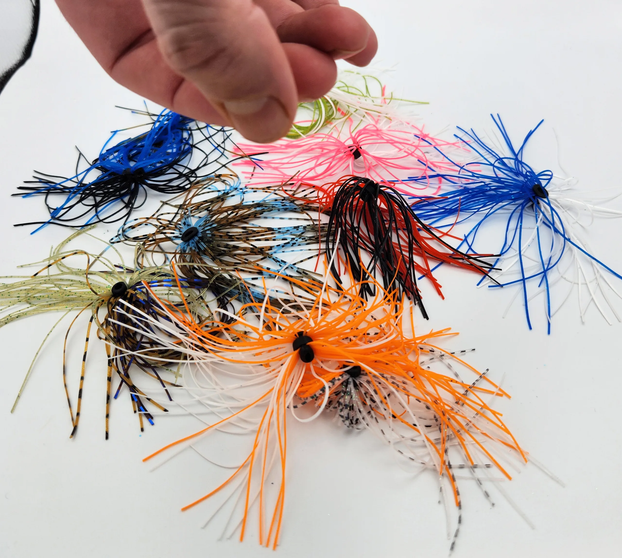Tai Rubber Silikon Etek 10 Adet - Inchiku, Tai Rubber ve Slow Jig Yemleri İçin Yedek Silikon Skirt - Görsel 2
