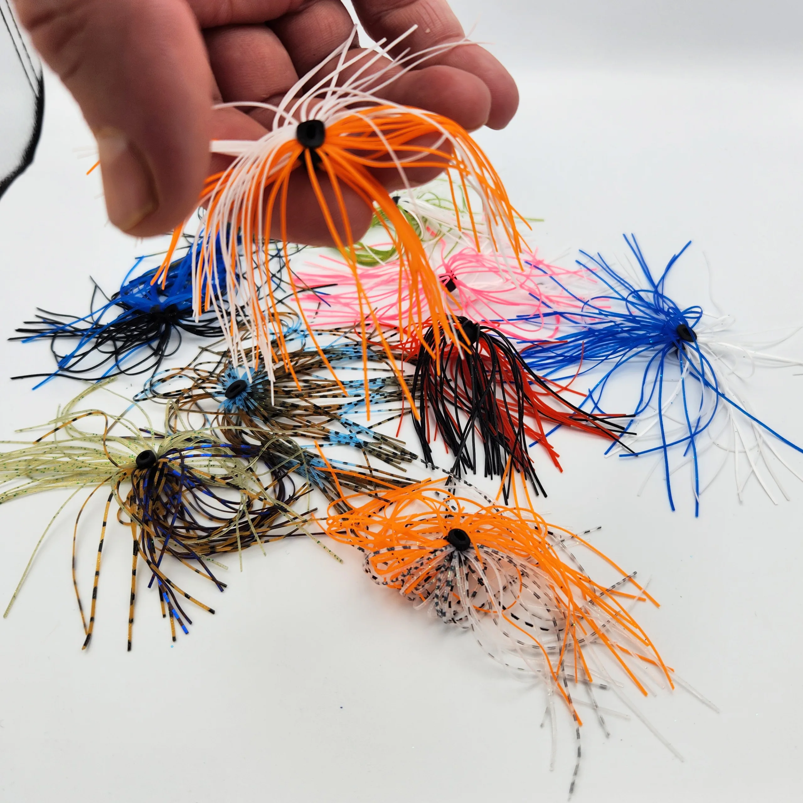 Tai Rubber Silikon Etek 10 Adet - Inchiku, Tai Rubber ve Slow Jig Yemleri İçin Yedek Silikon Skirt - Görsel 3