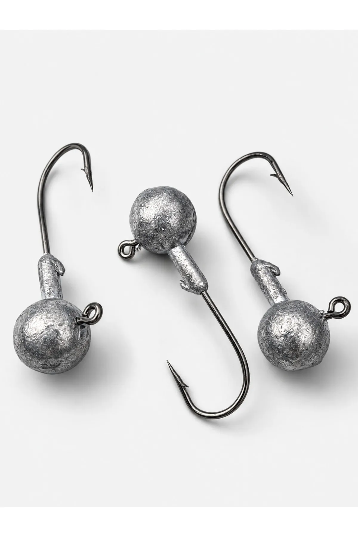 Ağır Tip Kurşun Jig Head 3’lü Paket – Silikon Yem İçin Güçlü İğneli Jighead - Görsel 5