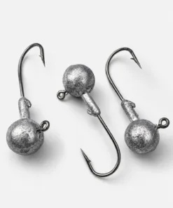 Ağır Tip Kurşun Jig Head 3’lü Paket – Silikon Yem İçin Güçlü İğneli Jighead